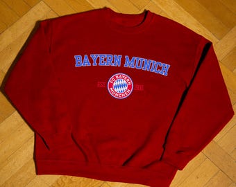 90s.vintage. FC Bayern München VINTAGE BAYERN MUNICH 1991-1993 HOME FOOTBALL SHIRT SOCCER JERSEY