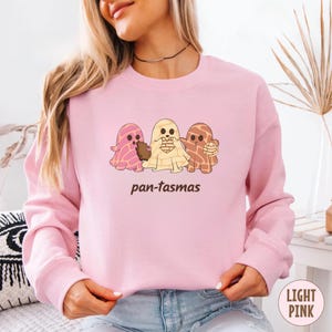 Pan-tasmas Sweater, Spooky Season Spanish Saying Sweatshirt, Hispanic Halloween Crewneck