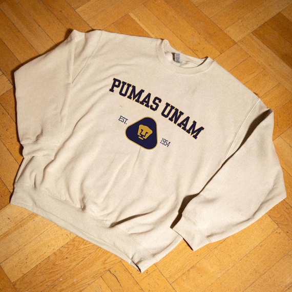 Pumas UNAM Graphic Sweatshirt, Retro Pumas Unam Sweater