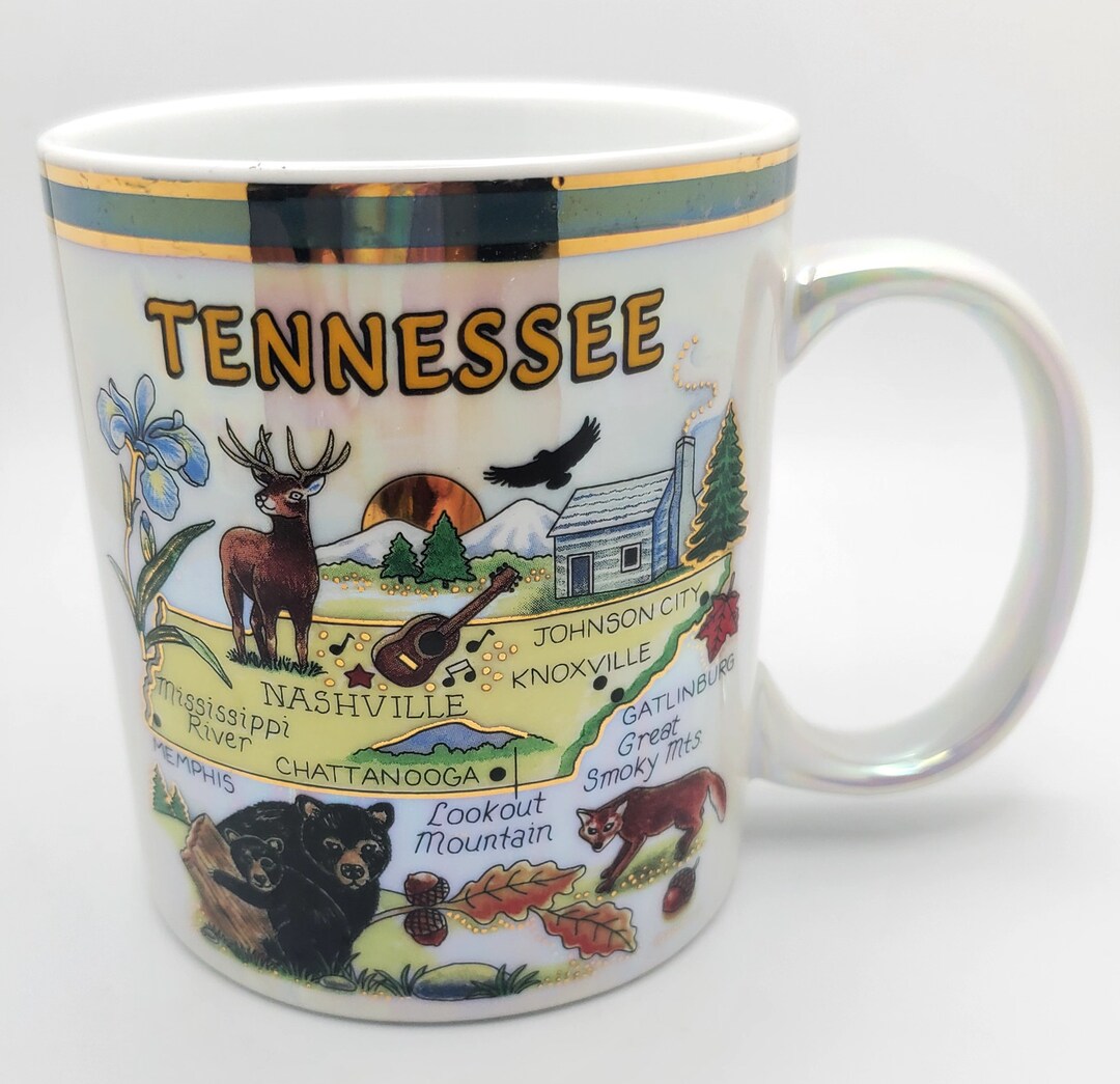 Tennessee Souvenir Coffee Mug Iridescent Etsy