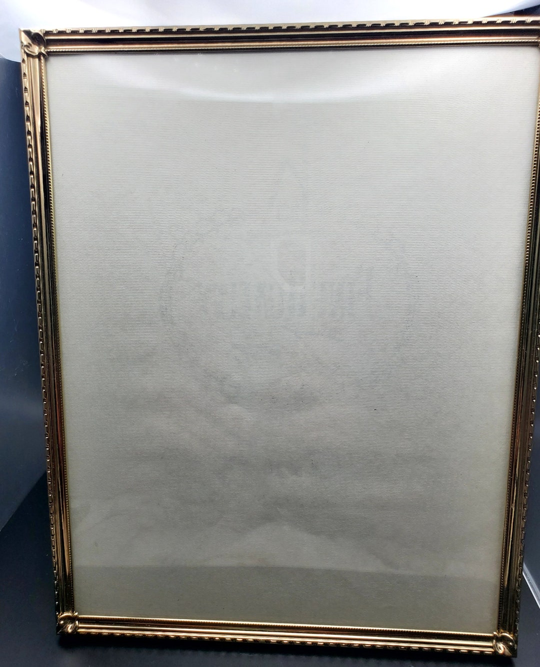 Vintage MCM Gold Metal Picture Frame 8 X 10 - Etsy