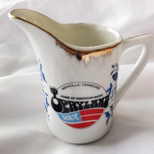 Vintage Opryland USA Collectible 1980s Souvenir Pitcher