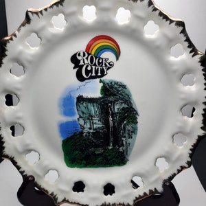 Rock City Lookout Mountain Tennessee Collector Souvenir Plate
