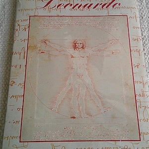 Leonardo da Vinci&#39;s Vitruvian Man Stationary from Italy