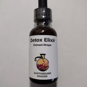 Detox Elixir Extract Drops 7 Day program - 1 oz