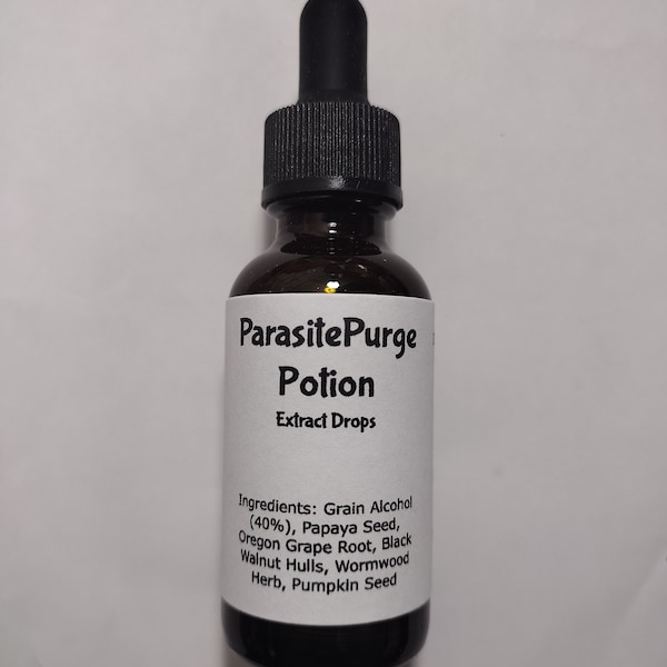 ParasitePurge Potion Extract Drops 7-10 Day program - 1 oz