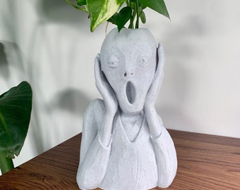 Skrikplantern: 3D-utskriven Edvard Munch-inspirerad konst