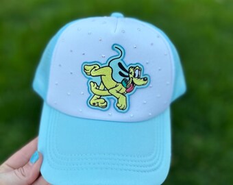 Cappello da baseball nero per adulti con immagine colorata
