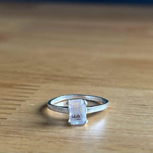 Moonstone and Silver Ring