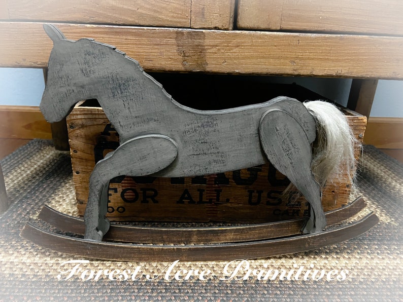 Primitive/rustic Wooden Horse DIY Etsy