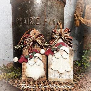 Santa Clause Wood Cut Outs