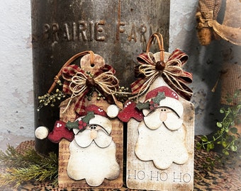 Santa Clause Wood Cut Outs