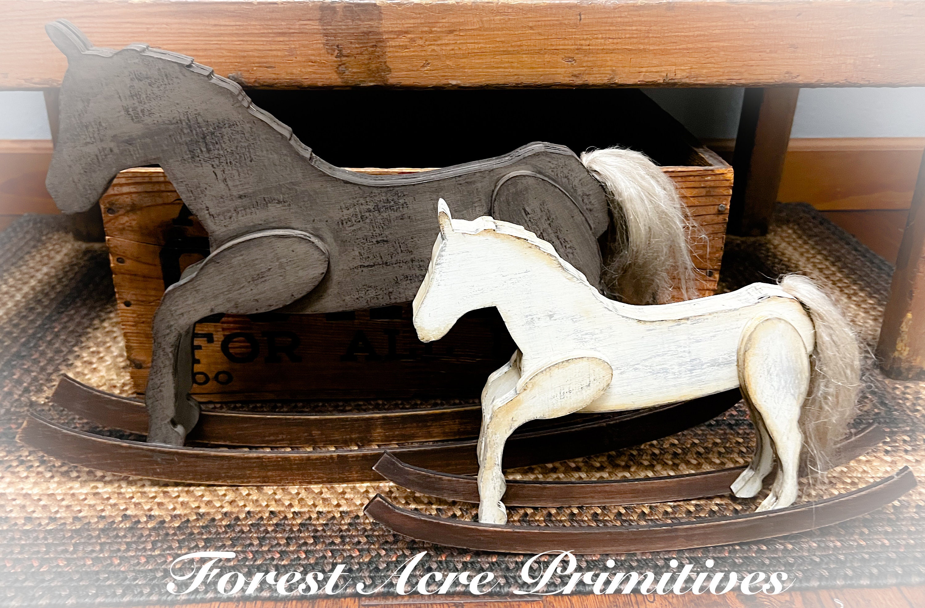 Primitive/rustic Wooden Horse DIY Etsy
