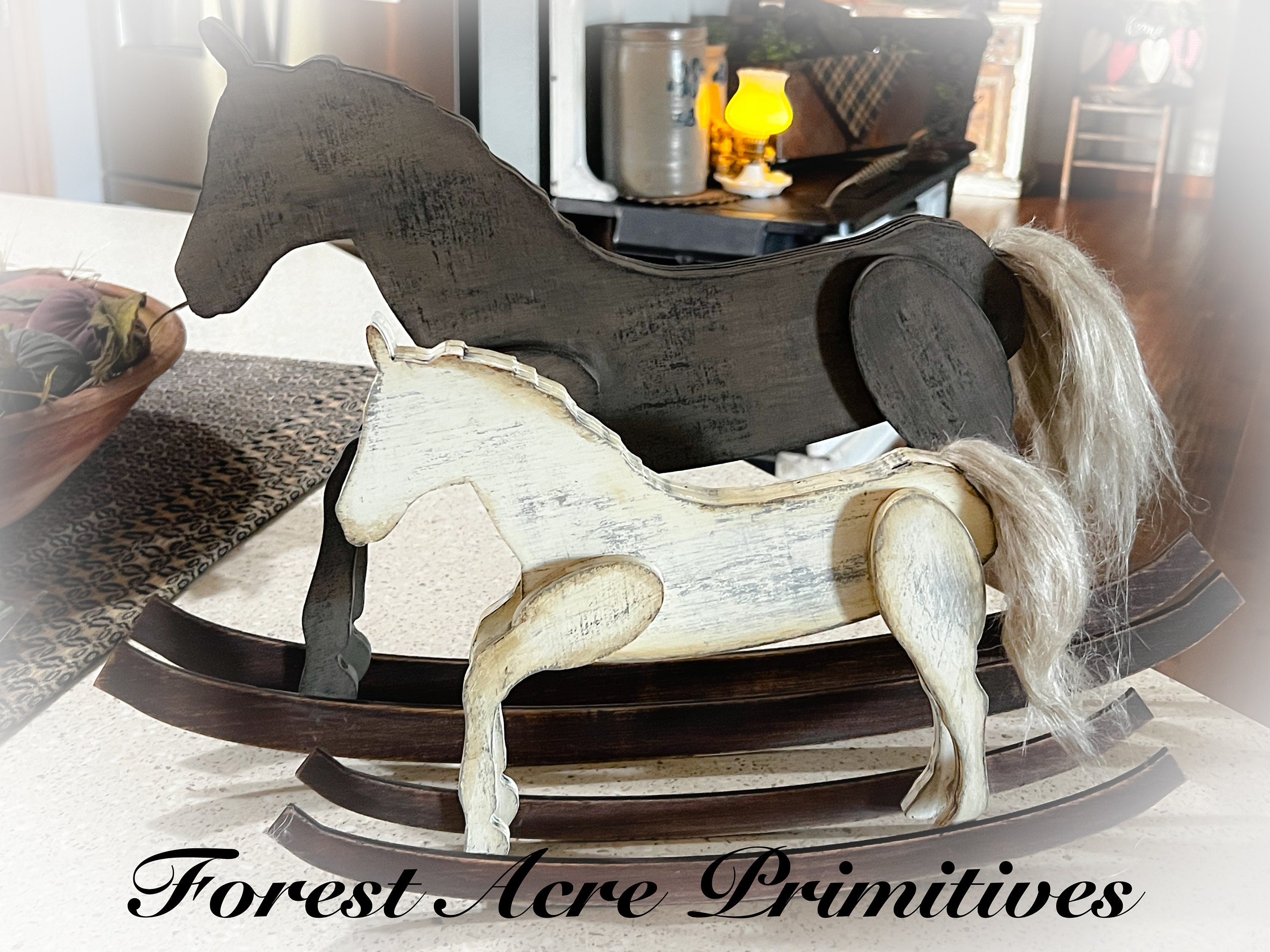 Primitive/rustic Wooden Horse DIY Etsy