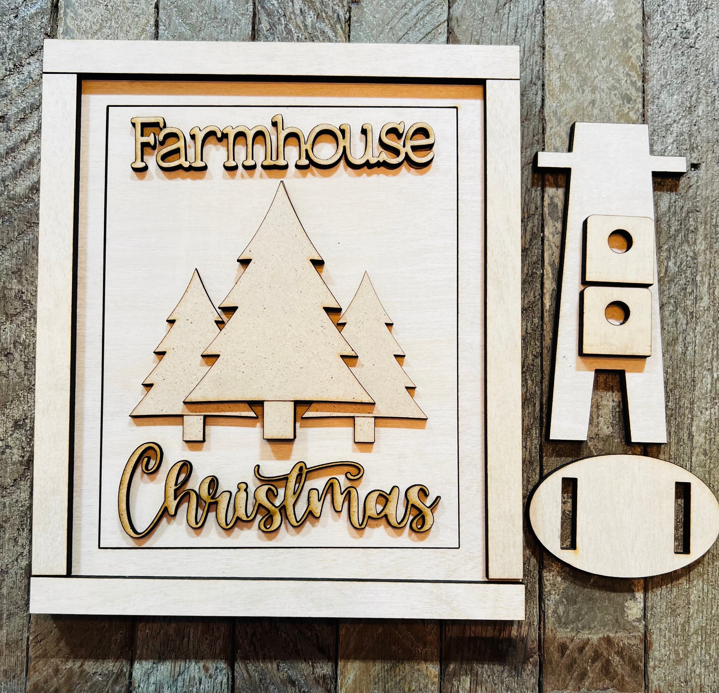 Standing Wood Frame for 5x6.25 Signs #068 - Etsy