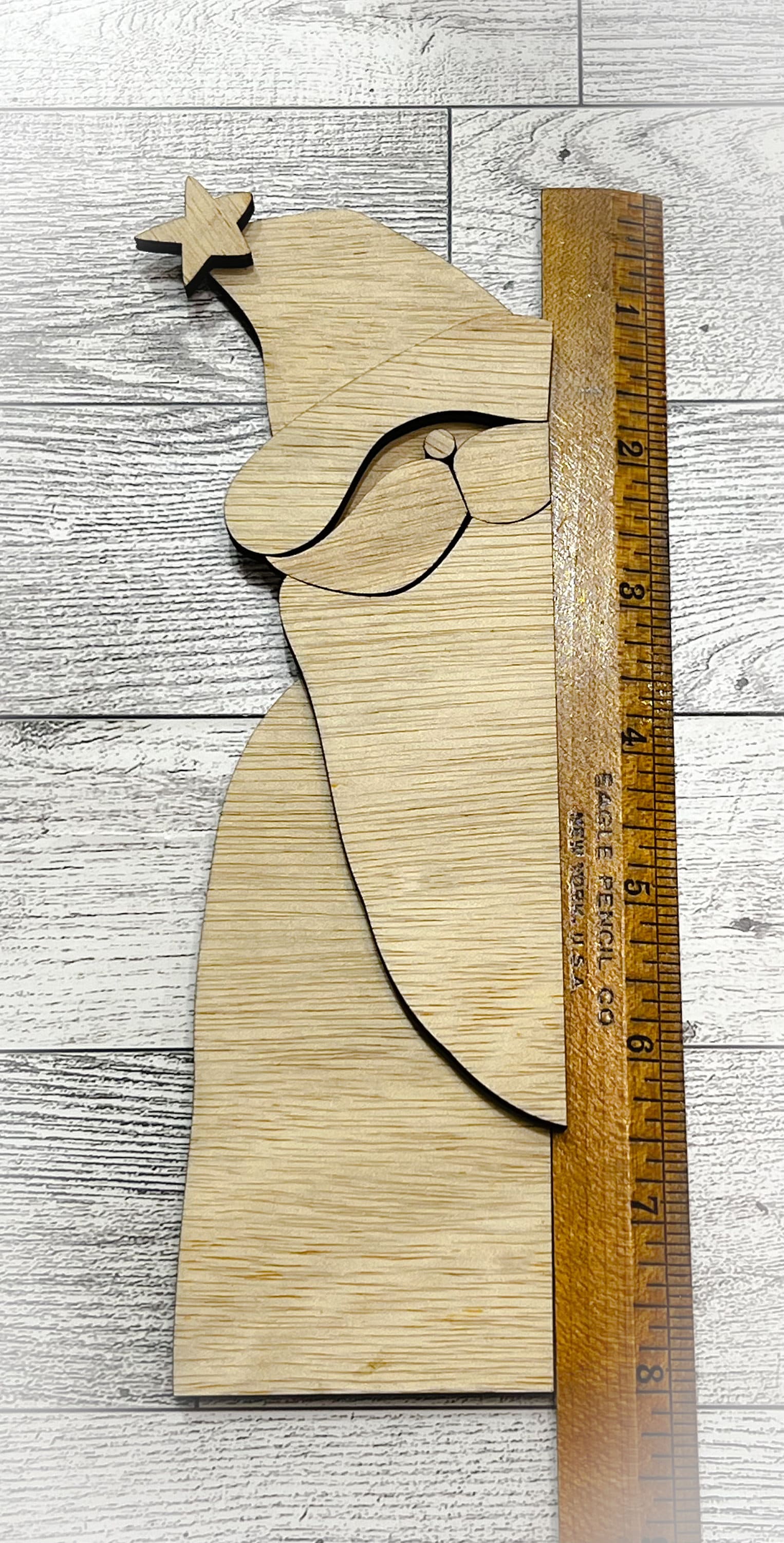 Primitive Tall Santa Cut Out