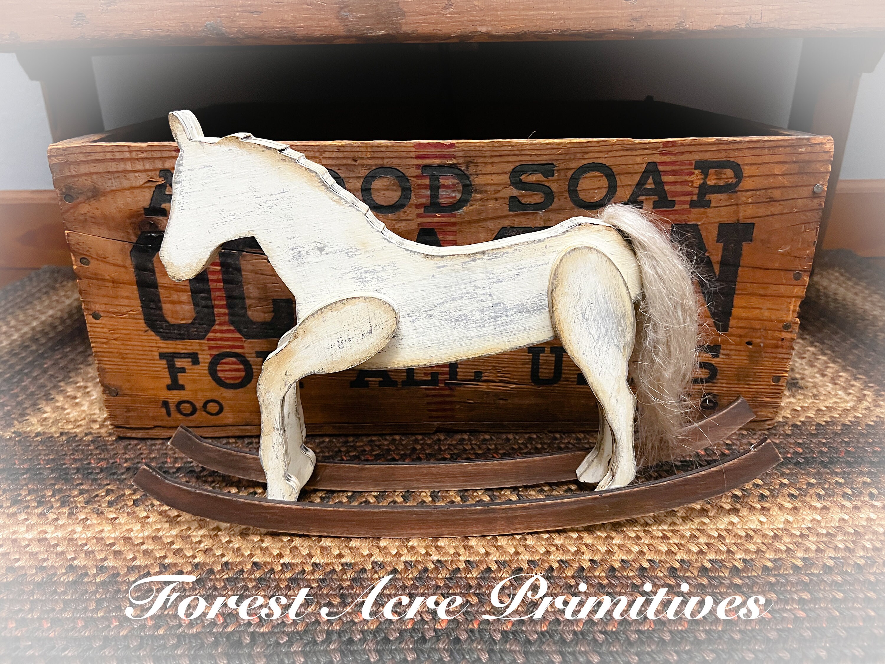 Primitive/rustic Wooden Horse DIY Etsy