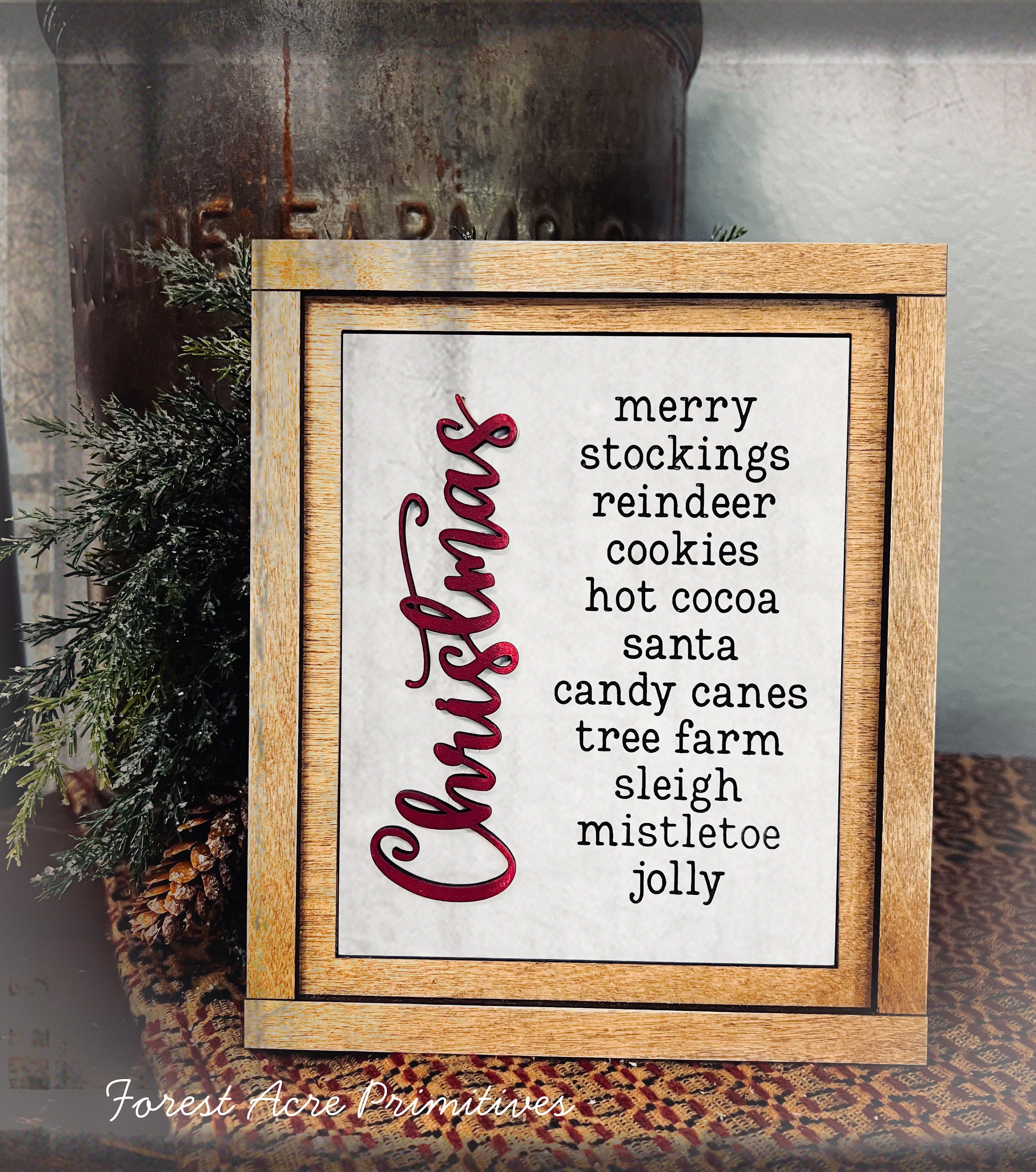 Standing Wood Frame for 5x6.25 Signs #068 - Etsy