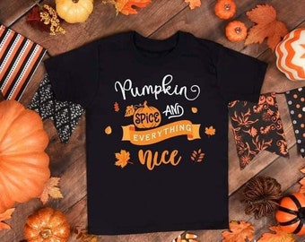 Pumpkin Spice, DTF Transfer Film to T-shirt, Heat Iron on Transfer, Ready to Press, DTF transfer T shirt Heat Machine