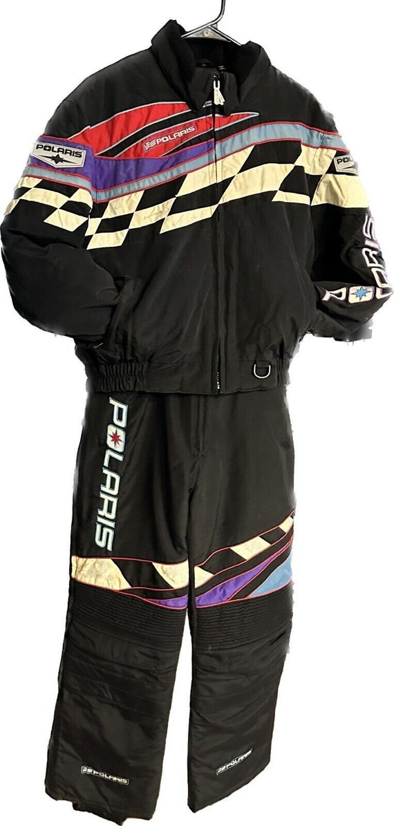 VTG POLARIS Womens Jacket & Snowmobile Overalls, M