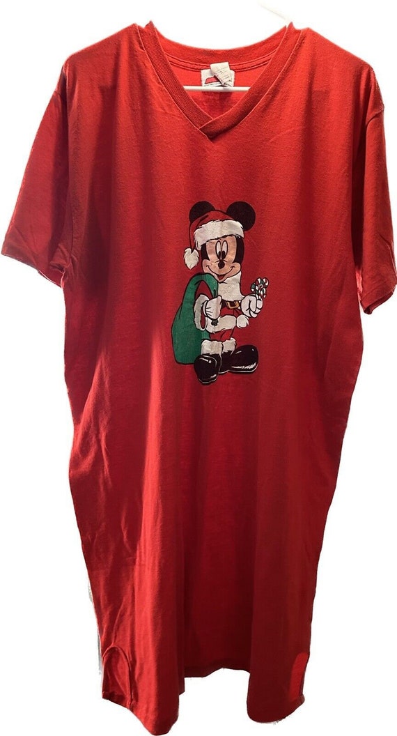 The Walt Disney Company Santa Mickey Mouse Long Re