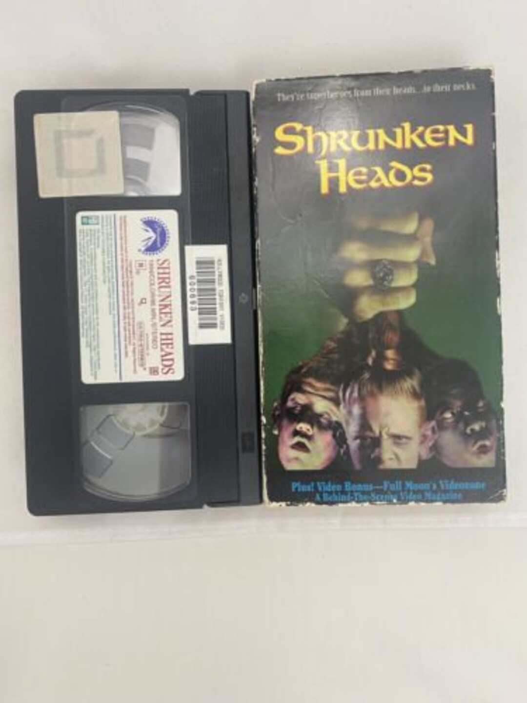 Shrunken Heads 1994 VHS Full Moon Entertainment Horror Richard Etsy