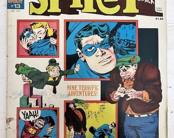 The Spirit #13 Comic Book, Apr 1976 By Will Eisner, Magazine, Bagged & Boarded