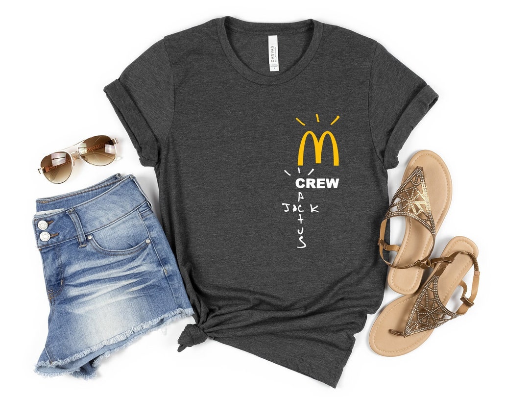 Mcdonald s Shirt Cactus Jack Shirt Travis Scott Shirt Travis X