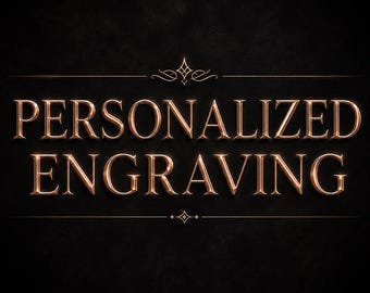 Custom Engraving Service (20 Character Limit)