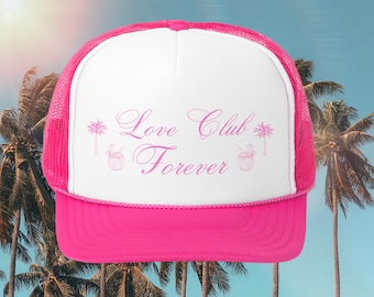 Liebhaber Trucker Hut Junggesellinnenabschied Hüte Herz Floral Girly Thema Merch
