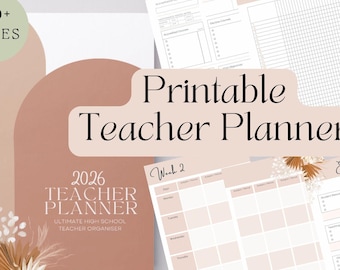 Afdrukbare docentenplanner 2026 - pdf-lesplanning