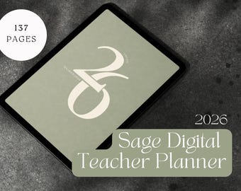2026 Sage digitale lerarenplanner middelbare school, (interactieve pdf).