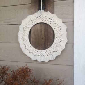 Macrame Door Wreath | Minimalist Decor | Boho