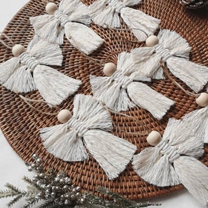 Christmas Angel | Macrame Christmas Tree Ornament | Christmas tree decoration | Boho accessory