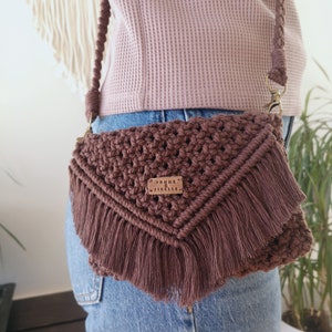 Macrame bag | Handbag | Crossbody pouch | Boho accessory