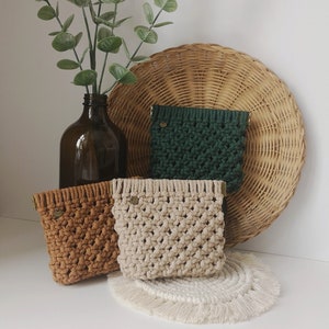 Macrame purse | Boho wallet | Handmade mini pouch | Personalized card holder | Perfect boho gift