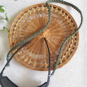 Macrame Eyeglass Chain | Sunglasses Accessory | Macrame Eyeglass Strap | Boho Reading Accessory