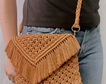 Macrame bag | Handbag | Crossbody pouch | Boho accessory