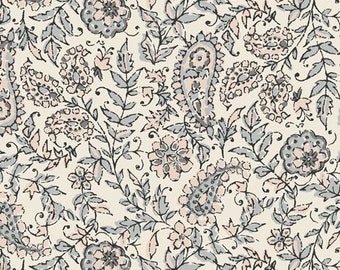 INDIA INK IMPRESSION fabric by the half yard, Kismet Collection by Sharon Holland for Art Gallery Fabrics