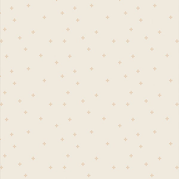 CROSS STITCHING TAWNY | Fabric by the Yard | Tails and Threads by Patty Basemi for Art Gallery Fabrics neutral soft low volume cream tan