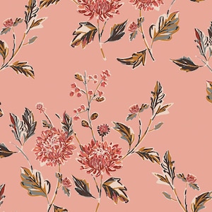 CUT FLOWERS FAVOR fabric by the half yard, Kismet Collection by Sharon Holland for Art Gallery Fabrics