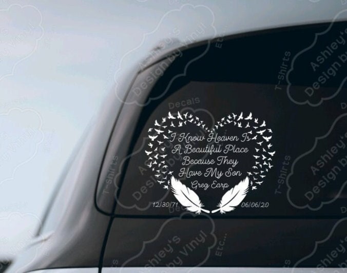 Buy Memorial Car Decals Online in India Etsy