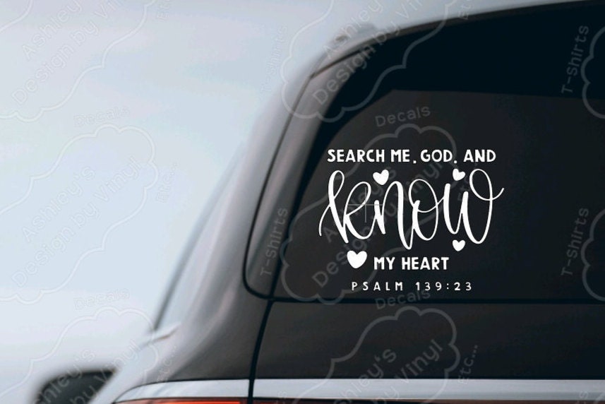 Bible Verse Car Decals Etsy