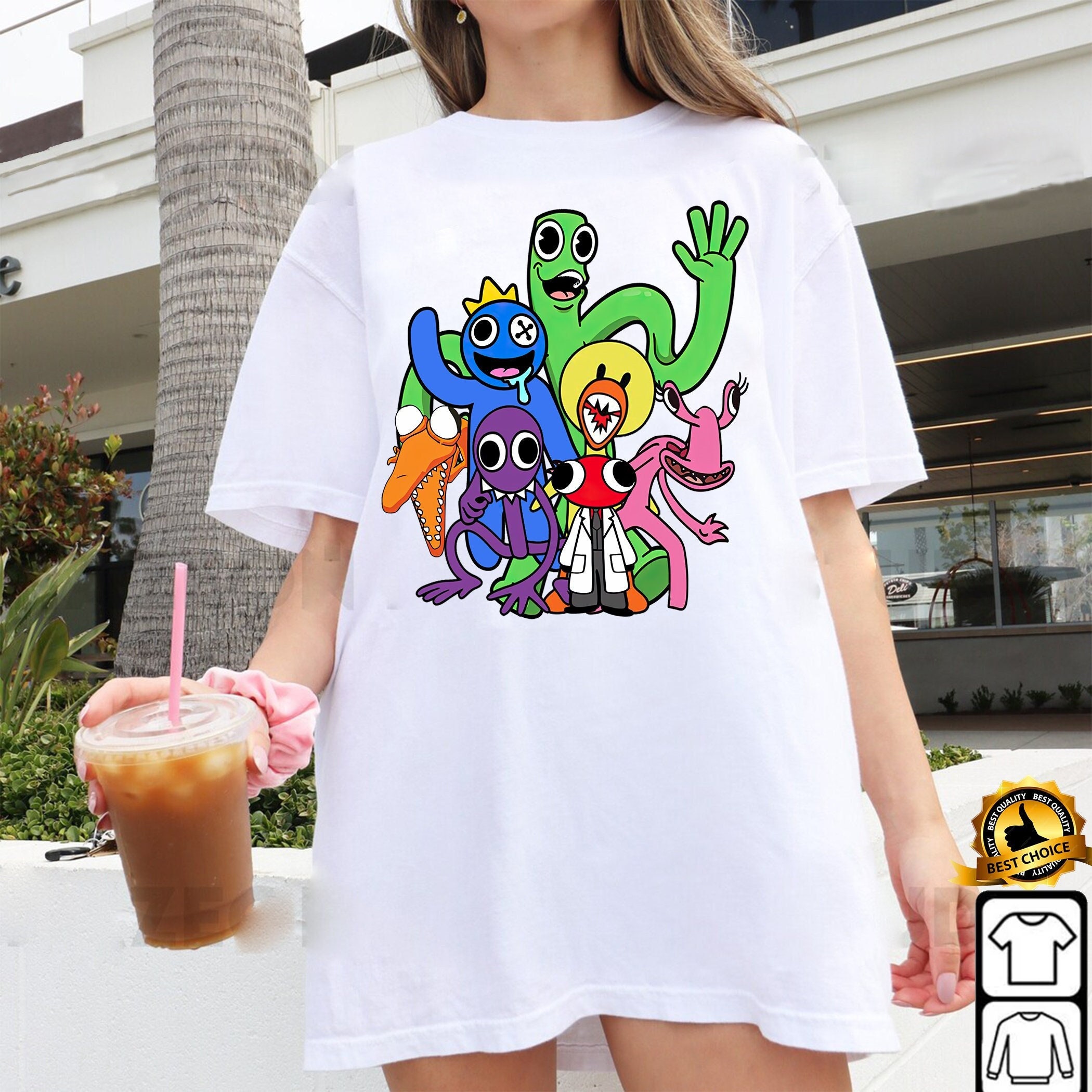 Rainbow Friends T-Shirt Roblox Clothes for Kids Boy Girl - Inspire Uplift