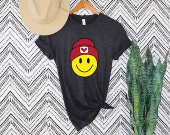 Cute Smile Shirt,Smiley Face Shirt,Happy Face Shirt,Happy Face For Men And Women,Positive Vibes T-shirt,Smiley Shirt, Smiley Face Shirt