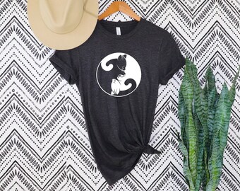 Ying Yang shirt ,Ying Yang Cat shirt-Cat Lover Shirt- Pet lover Shirt- Christmas Gift for Pet lover-Gift for Pet Lover Yin Yang Cats T-Shirt