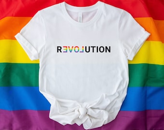 Revolution shirt,Funny LGBT Shirt,pride rainbow Shirts,LGBTQ shirt, LGBTQ+ shirt,lgbtq pride shirts,lgbtq shirts,Equality Shirt,Gay Shirt