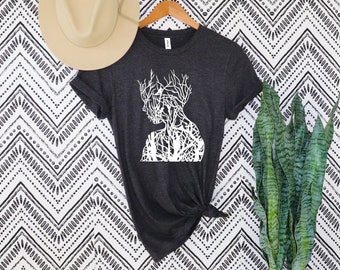 Chemise pin, t-shirt pin, chemise de camping, chemise de randonnée, chemises d'aventure, cadeau pour amoureux de la nature, t-shirt amoureux de la nature, chemise arbre