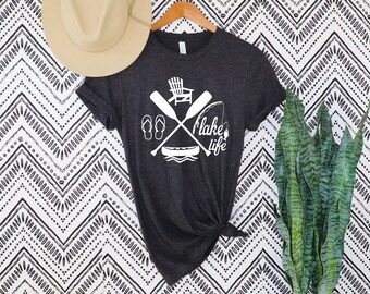 Camisa Lake Life, Camisa del lago, Las playas de Cuz son camisa salada, Camisas del lago, Viaje al lago, Regalo para los amantes del lago, Camisa de viaje al lago, Camiseta al lago, Coincidencia de grupo