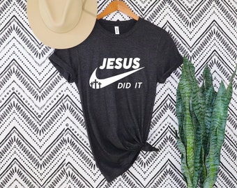 Jesus gjorde jag-tröja, feministisk tröja, kristen tröja, religiös tröja, Jesus kristenT-shirt, kristen gåva, Jesus gjorde det-hoodie, Jesus-tröja